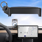 Magnetic Car Mount for Tesla Model Y 2020 2021 2022 2023 2024 & Model 3 2017 2018 2019 2020-2023: 360° Adjustable Car Touch Screen Phone Holder Made for Model 3/Y, for Magsafe iPhone Accessories