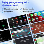 5.0 Wireless CarPlay/Android Auto Adapter USB for Factory Wired Cars (Model Year: 2015 to 2026), Convert Wired Apple CarPlay & Android Auto to Wireless Dongle, Fit in-Dash Navigation