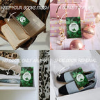 12 Pack Peppermint Scented Sachets for Drawer, Closet Odor Eliminator Air Freshener Bags, Cool Mint Fragrance for Car & Home Aroma