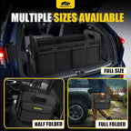 Car Trunk Organizer - 75L Collapsible Trunk Organizer with Reinforced Handles for Groceries, Trunk Storage Organizers for SUV Auto Truck Van with Non Slip Bottom (Black)