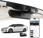 4K STARVIS 2 & Rear 1080P Dual Dash Cam for Toyota Camry 2025-2026 Hybrid LE SE XLE XSE Nightshade, OEM Look Car Camera with WiFi App, Loop Recording, G-Sensor, Parking Hardwire Kit, 128GB