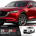 4pcs in Channel Window Rain Guards for Mazda CX-5 2017 2018 2019 2020 2021 2022 2023 2024 2025, Window Visors Wind Deflectors, Vent Shades Shield with 2pcs Side Mirror Rain Visors