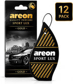 SL-Gold-12 Sport LUX Cardboard Air Freshener, Gold, 12 Pack