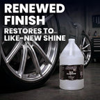LANE'S New Aluminum Car Wheel Cleaner and Brightener | 1 Gallon (Pack of 2) | Acid Rim Cleaner, Shines & Eliminates Hard Scrubbing | Brake Dust, Oxidation & Rust Remover for Cars, SUVs, Trucks, and More