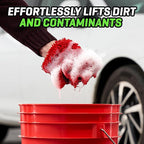 Demon Car Wash Kit - 7 Piece Set Includes Car Wash Soap, Wheel Cleaner, Tire Shine, Interior Cleaner, Demon Shine, Air Freshener & Sponge