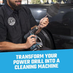 Ball Buster Wheel and Rim Speed Polisher - Wheel Cleaner Drill Attachment for Safe & Easy Cleaning Hard-to-Reach Areas on Cars, Trucks, SUVs, RVs, and Motorcycles