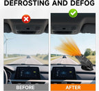 Car Heater 12V 200W 2-in-1 Defroster & Defogger, Fast Heating, Large Airflow, 360° Rotation, Durable High-Temp Design for All 12V Vehicles