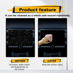 Car Screen Cleaner, Car Accessories Car Screen Wipes, Microfiber Auto Screen Cleaning Pad, Touch Screen Cleaner for Car, Fit for Car Dashboard LCD Display Interior Car Accessories(Pink gray)