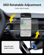 for MagSafe Car Mount [Strongest Magnet, 1S Install] Magnetic Phone Holder for Car Vent 360 Adjustable Compact Magnetic Car Phone Holder Mount for iPhone 17 Pro Max 16 15 14 13 12 Plus Mini