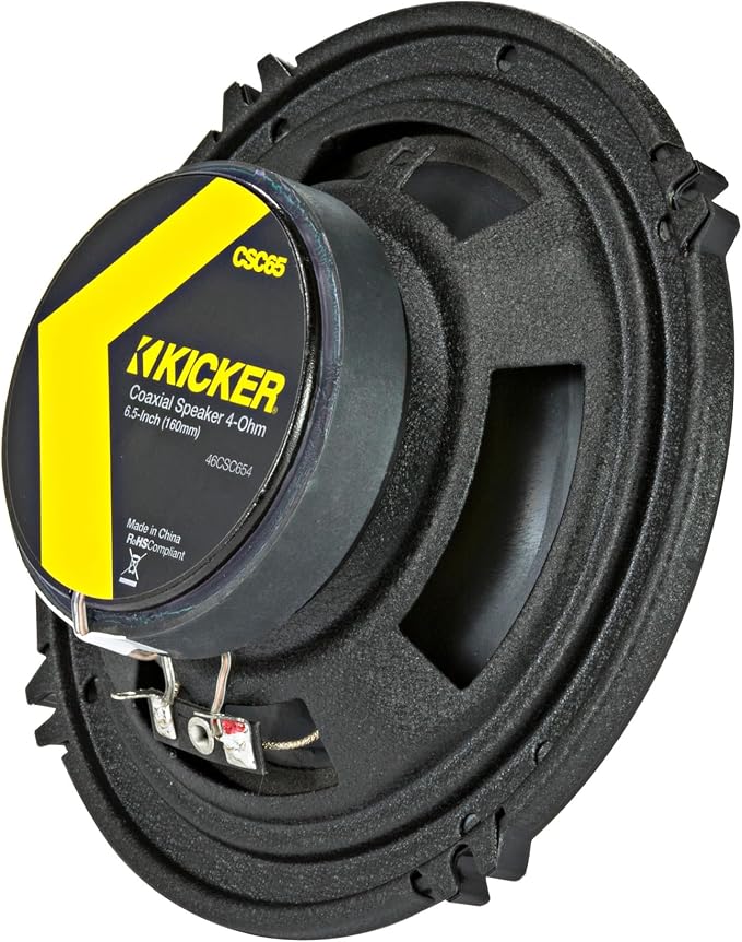 46CSC654 & 46CSC6934 CS Series Car Speaker Bundle – 6.5” 2-Way & 6x9” 3-Way Speakers (4 Total), 450W Peak, EVC Tech, Polypropylene Cones, Zero-Protrusion Tweeters.