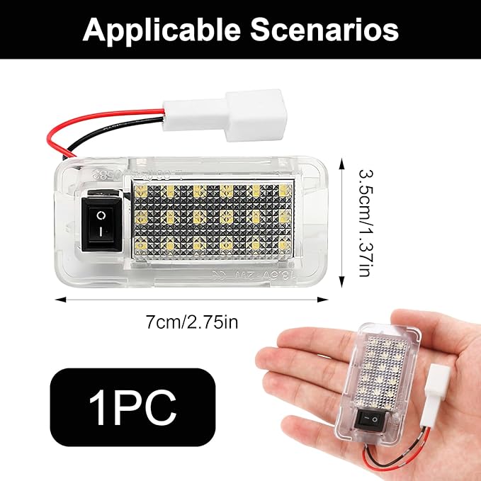 LED Luggage Compartment Light Fits for Toyota RAV4,Trunk Ceiling Lights Lamps,Decorative Atmosphere Lamp,Interior Replacement LED Lights Lamps,Car Accessories (for Toyota RAV4 2022-2025)