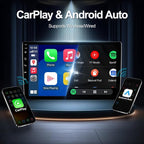 4+64G 9-inch Android 14 Car Stereo for Hyundai Santa Fe 2006-2012 IPS Touchscreen Screen Car Radio with Carplay & Android Auto Support Backup Camera GPS FM Navi BT SWC