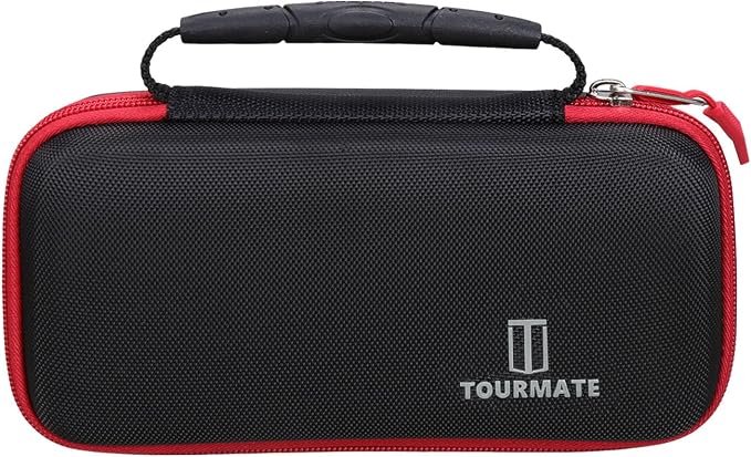 Hard Storage Case for JACO Superior Products/TIRETEK/AetralYB/ETENWOLF/VONDIOR Tire Pressure Gauge,Travel Case for Professional Accuracy - 100/200 PSI (Box for Sale) (Black & Red)