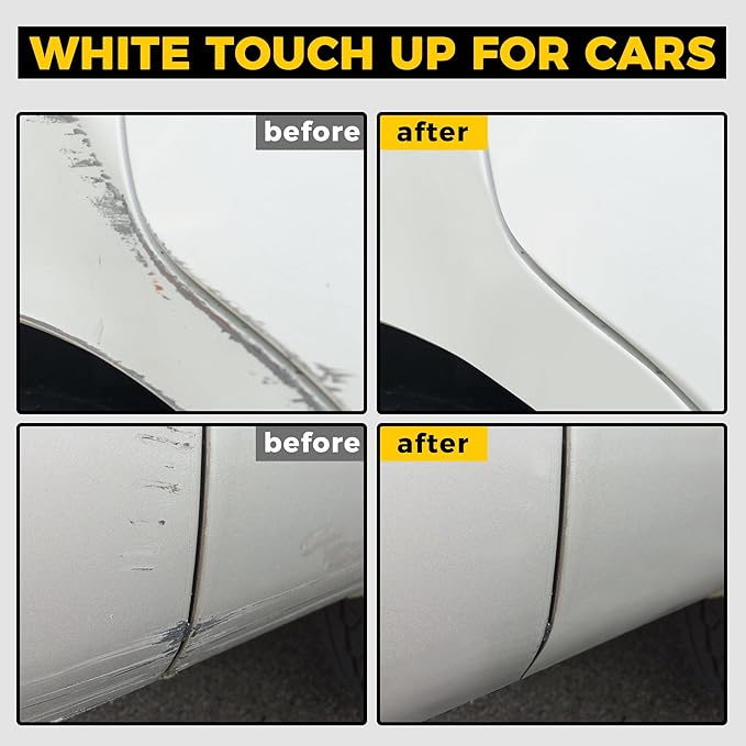 Jumbo Tire Marker White - 4 Pack 15mm Wide Tip Paint Pens for Car Tires Lettering, Large Capacity Premium Ink Waterproof Permanent Markers