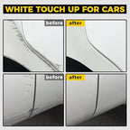 Jumbo Tire Marker White - 4 Pack 15mm Wide Tip Paint Pens for Car Tires Lettering, Large Capacity Premium Ink Waterproof Permanent Markers