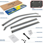 Goodyear Side Window Wind Deflectors for Honda CR-V 2023-2026, in-Channel Rain Guards, Window Visors/Vent Visors, Car Window Deflector Set, Exterior Accessories, 4 pcs – GY008481