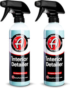 Adam's Polishes Interior Detailer 16 fl. oz - Total Car Cleaner, Protectant & Dressing | All Purpose Leather Conditioner | Vinyl, Dashboard, Screen, Seat Cleaner & More - Pack of 2