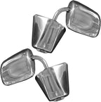 Driver and Passenger Side Mirror Assembly Set Manual Compatible with 87–91 Chevrolet Blazer 75–86 Chevrolet C10 C20 C30 K10 K20 73–91 GMC Jimmy