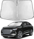 Windshield Sunshade Compatible for Audi Q4 e-tron, Sportback 2022-2024 2025 2026, Sun Visor for Front Windshield & Window Sun Shade Cover, UV Heat Blocker & Protector, Car Accessories