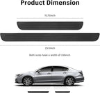 4PCS Car Door Sill Protector,Anti-Scratch & Waterproof Car Door Sills Scratch Protection,Universal Car Exterior Accessories Automotive Door Entry Guard for Car,Truck,SUV (Black, Width 1.96")