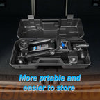 Low Profile Floor Jack 1.5 Ton (3000 lbs), Heavy Duty Hydraulic Car Jack with Storage Case, Single Piston Quick Lift Pump, 135-305mm (5.3"-12") Lifting Range（1.5T with case）