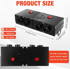 500w Car Heater 12 Volt Camping Heaters Windshield Heater Kit Window Defogger Defroster for Winter Automobile Windscreen Car Camper (12v)