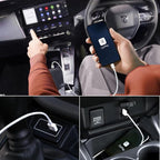 Car Carplay Cable for iPhone 17 16 15 Charger Cord,3/3/6/6FT USB A to USB C Cable for iPhone 17 Pro Max/16 Pro/15 Plus Charger,USB C Car Charger for Apple 17 Air/16 Pro Max/16e/15/iPad Pro