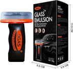 Car Windshield Cleaner & Glass Oil Film Remover, 2Pcs | Removes Oil, Grease & Fog, wiper residue, Anti-Fog Glass Emulsion Cleaner for Clear Driving Visibility,100ml