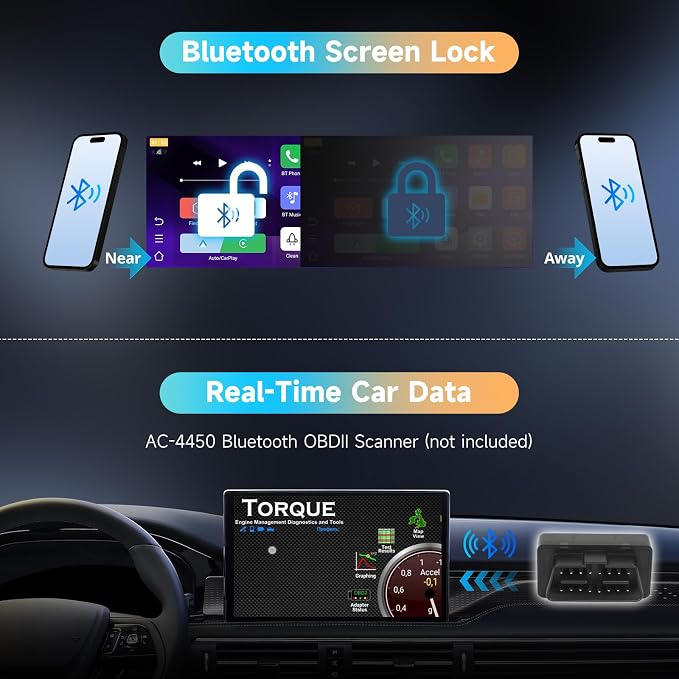 AD5 AI Box Wireless CarPlay Adapter & Android Auto, 2025 Upgrade Ai Box CarPlay Compatible with YouTube, AI DriveChat, Dual Wi-Fi, Dual BT, for OEM Wired CarPlay/Android Auto