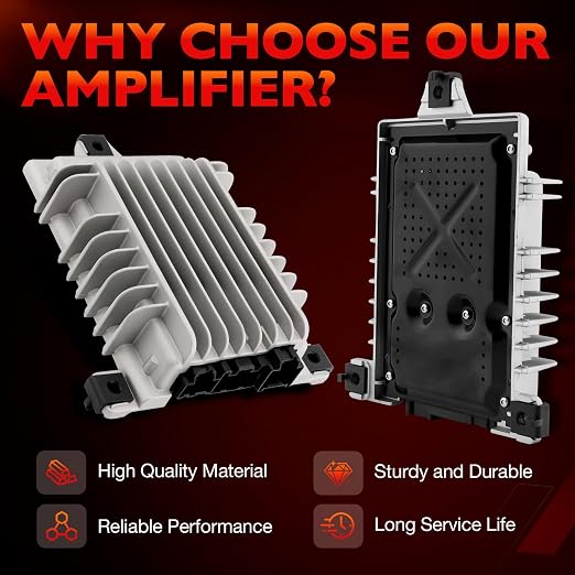 25994310 Radio Speaker Amplifier, 4 Channel | Compatible with 2010-2017 Chevy Traverse, 2010-2016 GMC Acadia, 2017 GMC Acadia Limited, 2010 Saturn Outlook