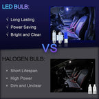 24PCS LED Interior Replacement Bulbs, Interior Car Lights, Dome Light LED Car Bulb Kit Set T10 31 mm 42 mm, Used for Map Dome Lights and License Plate Courtesy Lights Accessories (Blue)