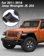 Front Door Pockets, 2PCS Jeep Wrangler Door Side Cup Holder for 2011-2018 Jeep Wrangler JK JKU 2/4 Door, Jeep Wrangler Accessories for Saggy Nets Replacement
