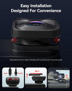 VC70 4K+2.5K Dash Cam Front and Rear, 8MP STARVIS 2 IMX678 Sensor, Dual HDR Hyper Night Clarity, 5.8GHz WiFi 6, 30MB/S Fast Download, Dash Camera with 24H Parking Monitor, 128G Card Included