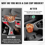 Car Cup Holder for Subaru Crosstrek 2024-2026 Accessories Water Cup Holders TPE Durable Cup Holder Insert for Crosstrek
