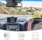 4PCS Trust in God Rearview Mirror Decals, Automotive Vinyl Rear View Mirror Decorative Stickers, Waterproof Trust in God Stickers for Car Truck Laptop, Car Accessories (Yellow)