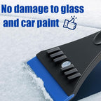 36" Car 3-in-1 Snow Brush, Detachable Extendable Vehicle Windshield Ice Frost Scraper with Ergonomic Foam Grip Handle, Automotive Snow Removal Tools, Universal for SUV RV Truck (Blue) | Detachable Extendable Vehicle Windshield Ice Frost Scraper with Er...