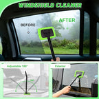 15PCS Car Detailing Kit Auto Cleaning Tools Wash Set with Storage Carry Bag Beginners Easy to Use for Interior Exterior Car Care Clean Windshield Dashboard Seat Air Vents Wheels Tires, Green