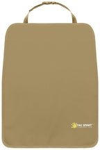 Luxury Clean-Edge Kick Mat - Tapered Design Seat Back Protector and Seat Cover with Invisible Strap and Stiff Edging (1 Mat)