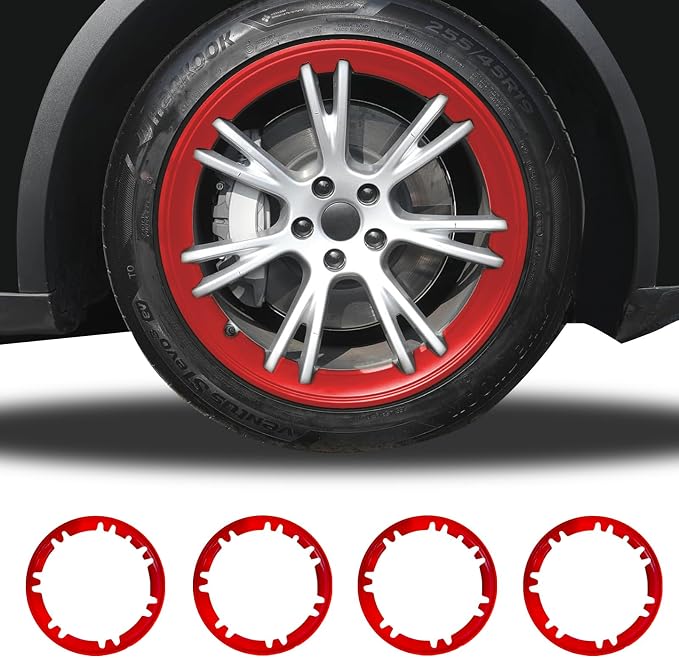 Wheel Rim Protector for Tesla Model Y Gemini 19 inch Apollo Wheels 2020-2024 Model Y Accessories All-in-one Car Tire Trim Rings Rim Case Hubcaps Wheel Cover