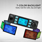 MB1 AM/FM CB Radio Kit, Portable CB Mobile Radio Kit with 5W Mini External Speaker and Magnetic Antenna, Noise Reduction, Emergency Channel 9/19, VOX, CB Radios Long Ranges for Trucker