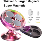 【2 Packs Magnetic Phone Holder for Car【Strong Magnet】 Phone Holders for Your Car Phone Holder Mount【4 Metal Plate】 Universal Car Accessories for Women Men for iPhone Samsung Speakerphones