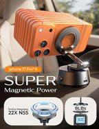 Suction Phone Mount【2026 Auto Vacuum 3.0】, 360 Adjustable Magnetic Phone Holder for Car Dashboard Universal Magsafe Accessories Gifts for Men Women for iPhone 17 Pro Max Air 16 15 14 13 12