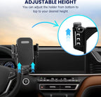 Car Phone Holder Fit for Toyota Camry 2025-2026 Accessories -Cell Phone Mount for Camry 12.3 inch Touchscreen Hands-Free 360° Rotation (NOT FIT 8 inch) Does Not Affect Air Vent