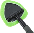 Microfiber Car Window Tool Windshield Cleaner Wand Tool with Telescopic and Extendable Handle Auto Inside Glass Wiper Kit
