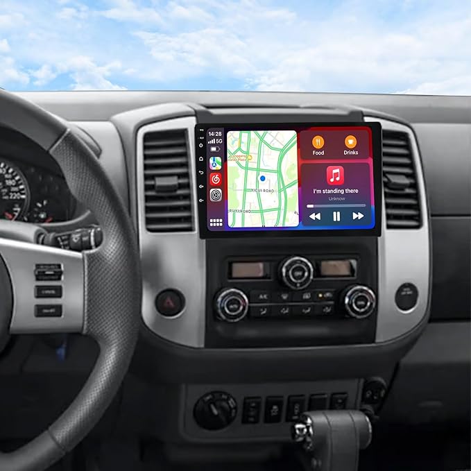 Android Stereo for Nissan Frontier SV 2013-2020 Head Unit Car-Play | 9 Inch Car GPS Radio Android Auto Upgrade Touch Screen Blue-tooth RDS SWC Backup Camera 2GB RAM 32GB ROM