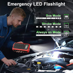 Portable Air Compressor with Jump Starter, 150 PSI Digital Tire Inflator 4000A Car Battery Jumper Box with 20000mAh Power Bank, Auto Shut-off Cordless Air Pump for Cars, Trucks, Motorcycles, Bikes