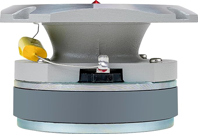 Heavy Duty Super Tweeter (ATR-4053-RED), 400 Watts, Die Cast Aluminum Frame, Candy Red, Diamond Chrome Cutting Fnish, 1.5” Kapton Voice Coil, 4-8 Ohms
