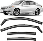 in-Channel Incredibly Durable Rain Guards for Honda Accord 2013-2017 Sedan, Original Window Deflectors, Vent Window Visors, Vent Deflector, 4 pcs. - 613274