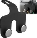 Car Headrest Hook, Bags Hanger for Car, Leatehr Car Double Hooks for Purses and Bags, Car Hanger Storage Holder for Handbag Coat Umbrella, Car Inside Accessories