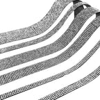 4PCS Bling Car Door Edge Guards Protector, Diamond Auto Side Door Anti-Collision Crash Strip Sticker, Crystals Vehicle Anti-Scratch Bumper Tape, Universal for SUV Truck Pickup (White)